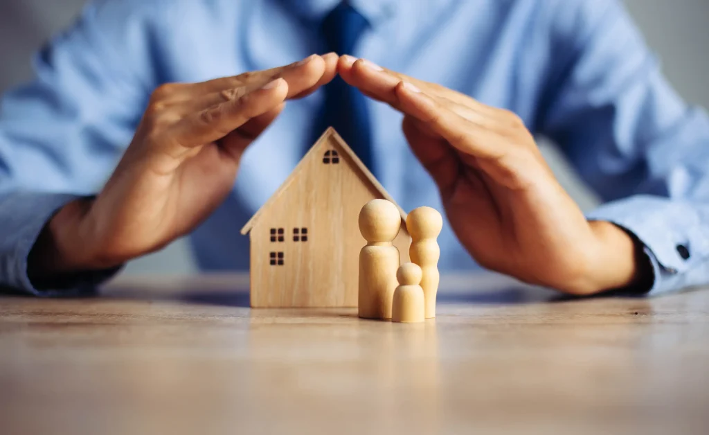 Lawyer handles family law cases.
